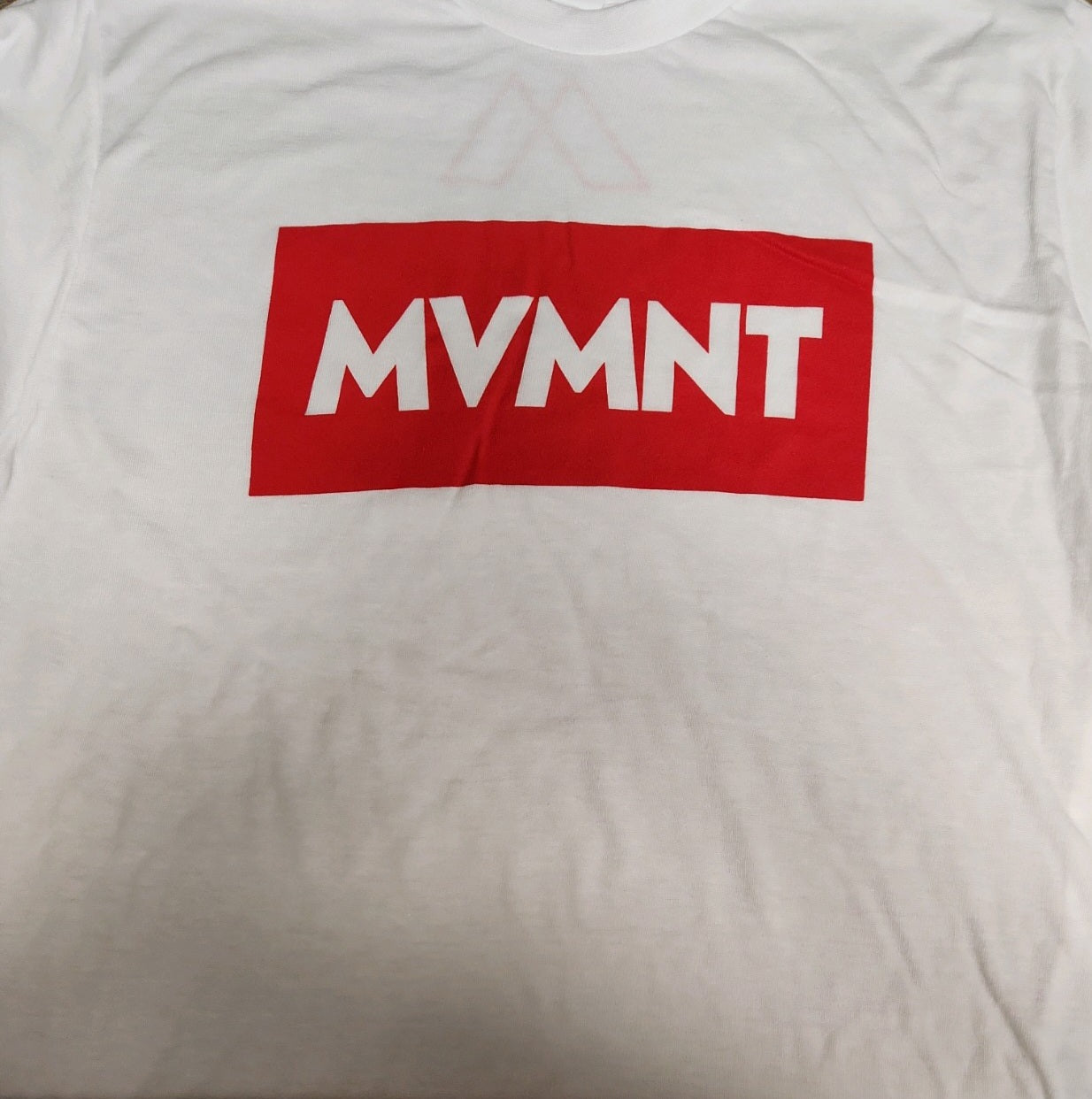 The Movement T-Shirt - White with Red Logo